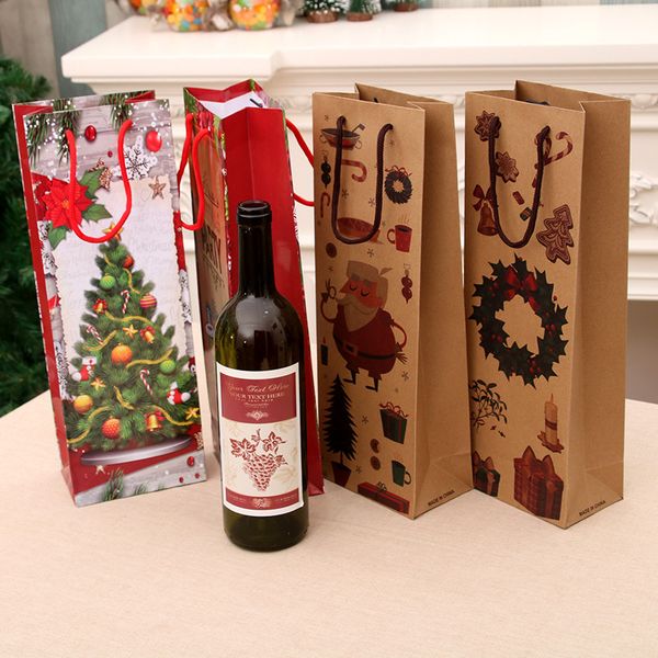 christmas gift bag kraft paper bag red wine bag elegant design high-grade prtable dhl ing
christmas gift bag kraft paper bag red wine bag elegant design high-grade prtable dhl ing