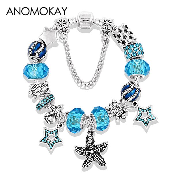 new design blue pentagram starfish women bead bracelets & bangles antique silver plated turtle wave diy charm bracelet for men, Golden;silver
new design blue pentagram starfish women bead bracelets & bangles antique silver plated turtle wave diy charm bracelet for men, Golden;silver