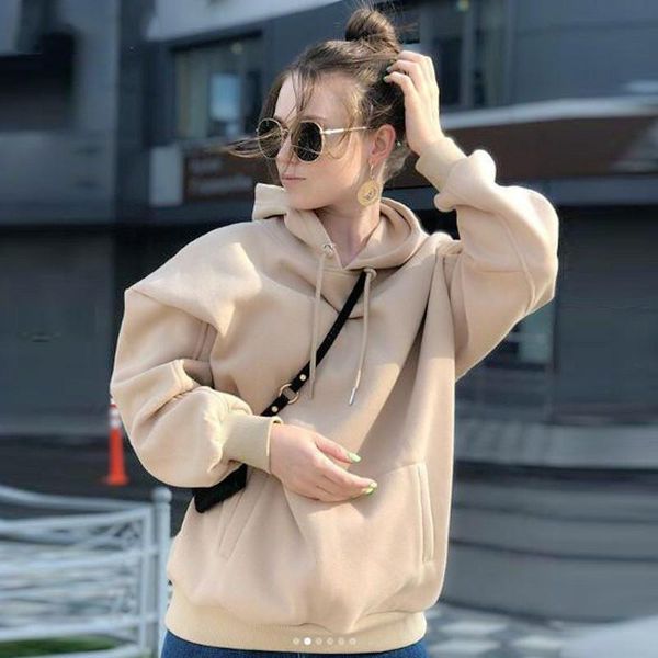 women fleece hoodie sweatshirts winter japanese fashion 2020 oversize ladies pullovers warm pocket hooded jacket sd6000, Black
women fleece hoodie sweatshirts winter japanese fashion 2020 oversize ladies pullovers warm pocket hooded jacket sd6000, Black
