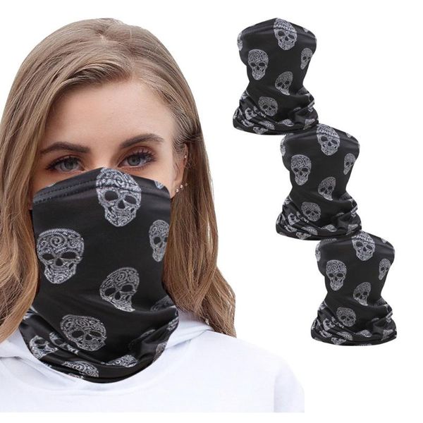 #r25 3pc skull print halloween face scarf cycling bandana outdoor sports dustproof windproof face cover hiking scarves, Black
#r25 3pc skull print halloween face scarf cycling bandana outdoor sports dustproof windproof face cover hiking scarves, Black