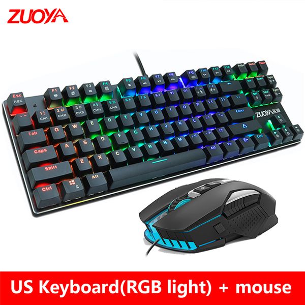 keyboard mouse combos ru/us version zuoya game mechanical usb wired for computer deskprofessional gamer+gaming
keyboard mouse combos ru/us version zuoya game mechanical usb wired for computer deskprofessional gamer+gaming
