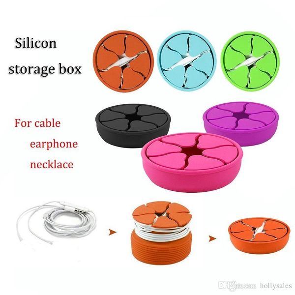 universal silicone case mini portable foldable earphones cables protector portable necklace storage box headphone bag carrying pouch
universal silicone case mini portable foldable earphones cables protector portable necklace storage box headphone bag carrying pouch