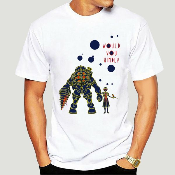 men t shirt bioshock tee shirt royal blue cult tshirts women t-shirt-1673d