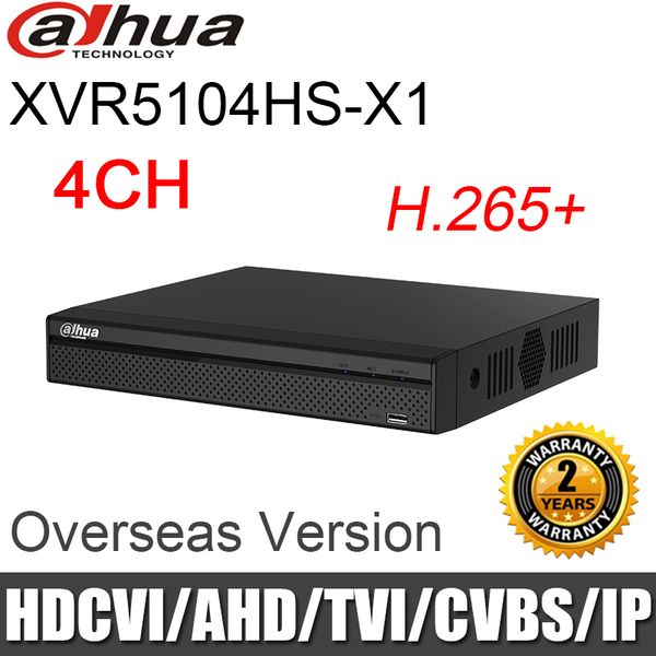dahua xvr xvr5104hs-x1 4ch up to 6mp h.265 smart search penta-brid 1080p ivs replace xvr5104hs-x digital video recorder dvr, Black;white
dahua xvr xvr5104hs-x1 4ch up to 6mp h.265 smart search penta-brid 1080p ivs replace xvr5104hs-x digital video recorder dvr, Black;white
