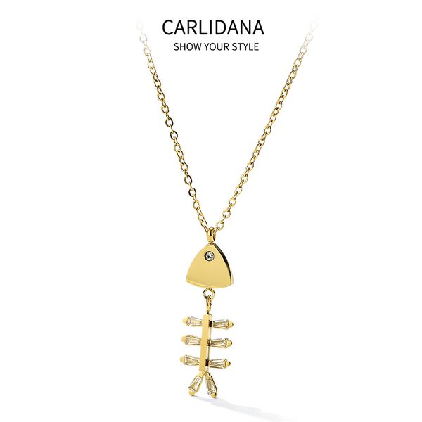 2020 new jewelry fish bone necklace titanium steel gold plated niche design ins cold wind japan and south korea clavicle chain, Silver
2020 new jewelry fish bone necklace titanium steel gold plated niche design ins cold wind japan and south korea clavicle chain, Silver