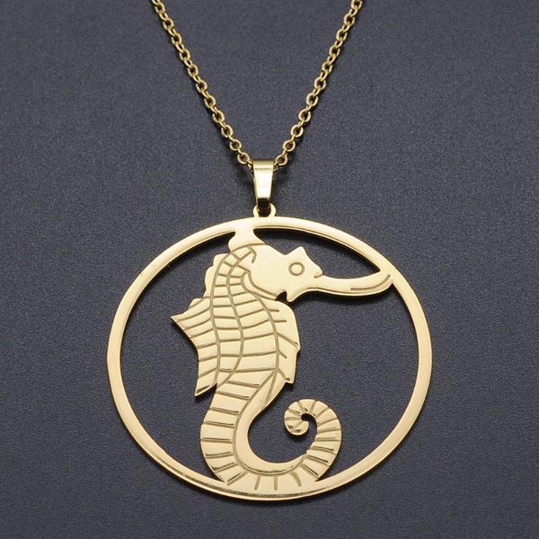 seahorse stainless steel charm necklace for women accept oem order dropshipping wholesale dainty steel necklaces, Silver
seahorse stainless steel charm necklace for women accept oem order dropshipping wholesale dainty steel necklaces, Silver