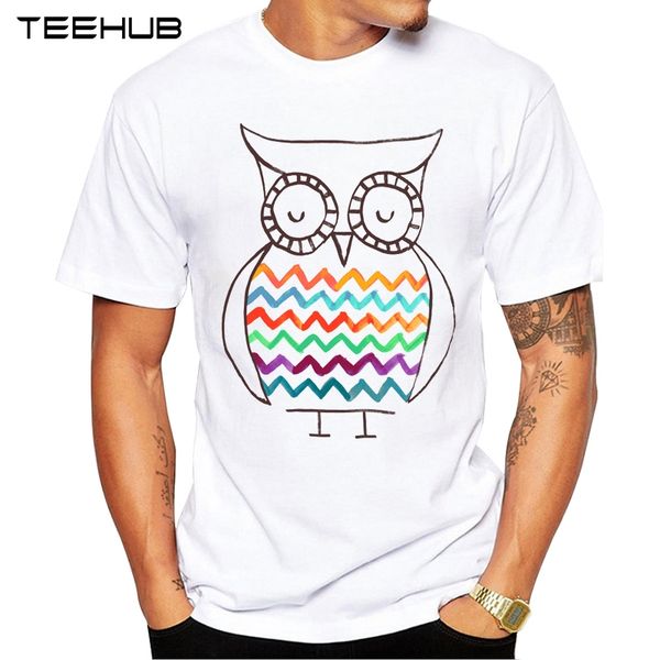 2019 teehub new men's fashion preppy owl design t-shirt short sleeve o-neck cool hipster tee 
2019 teehub new men's fashion preppy owl design t-shirt short sleeve o-neck cool hipster tee