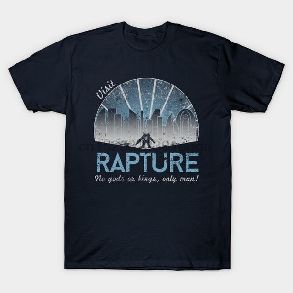 men short sleeve tshirt visit rapture bioshock t shirt women t-shirt