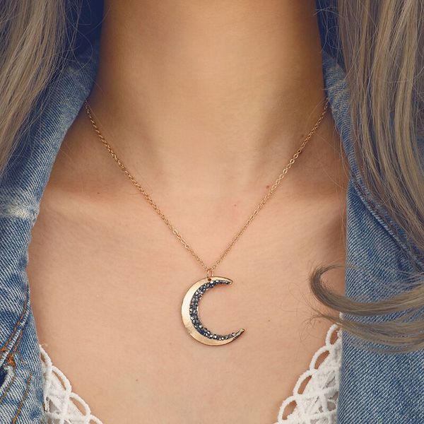 japanese korean new accessories fashion personality long moon alloy plating pendant necklaces jewelry women, Silver
japanese korean new accessories fashion personality long moon alloy plating pendant necklaces jewelry women, Silver