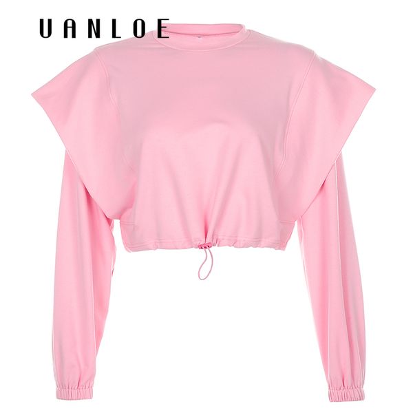 casual oversized solid crop pullover drawstring in hem fashion patchwork sweatshirts baggy streetwear womens autumn, Black
casual oversized solid crop pullover drawstring in hem fashion patchwork sweatshirts baggy streetwear womens autumn, Black
