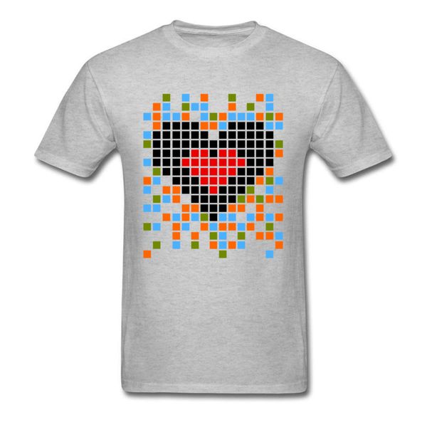 pixel heart print on male grey t shirt 2018 novelty men geometric pattern t-shirt valentine's day lover's fashion tshirt
pixel heart print on male grey t shirt 2018 novelty men geometric pattern t-shirt valentine's day lover's fashion tshirt