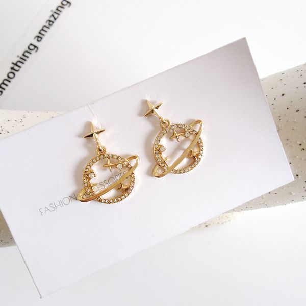 korea fashion geometric universe stars temperament round crystal stud earrings girl joker earrings for women party accessories, Golden;silver
korea fashion geometric universe stars temperament round crystal stud earrings girl joker earrings for women party accessories, Golden;silver