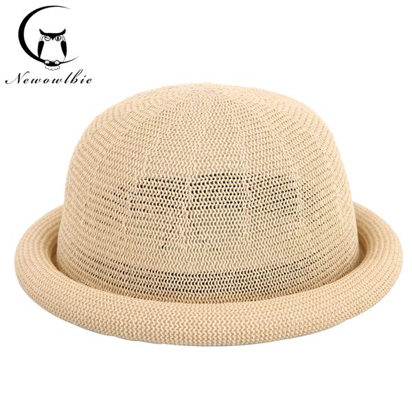 wide brim hats 2021 spring and summer grass yarn curling dome cap sun hat beach panama chapeau femme ete, Blue;gray
wide brim hats 2021 spring and summer grass yarn curling dome cap sun hat beach panama chapeau femme ete, Blue;gray