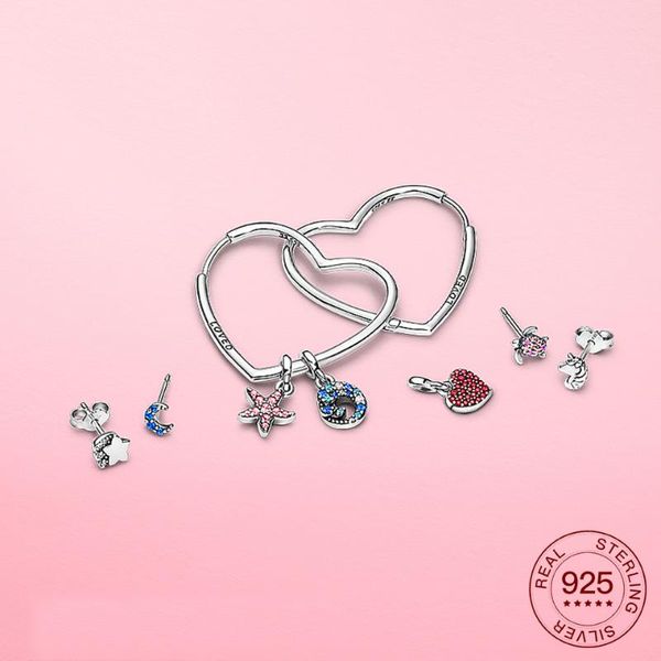 genuine 925 sterling silver loved heart ear hoops earrings for women s925 silver earring with charms for original millie charm, Golden;silver
genuine 925 sterling silver loved heart ear hoops earrings for women s925 silver earring with charms for original millie charm, Golden;silver