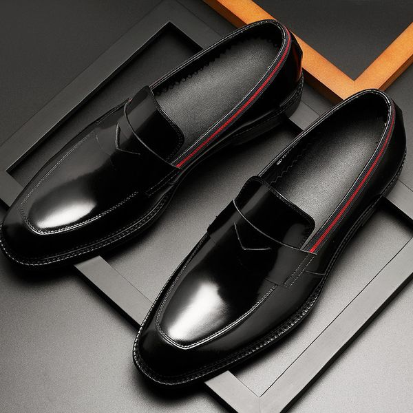 desai new genuine patent leather men's bussines dress shoes breathable casual korean loafer shoes men fashion oxfords size 37-44, Black
desai new genuine patent leather men's bussines dress shoes breathable casual korean loafer shoes men fashion oxfords size 37-44, Black