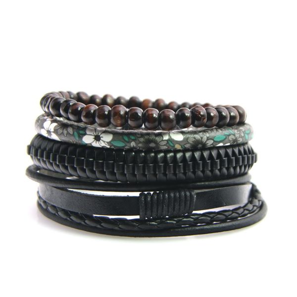 tennis variety styles men's bracelets punk leather weave black multilayer adjustable jewelry vintage & bangles drop, Golden;silver
tennis variety styles men's bracelets punk leather weave black multilayer adjustable jewelry vintage & bangles drop, Golden;silver