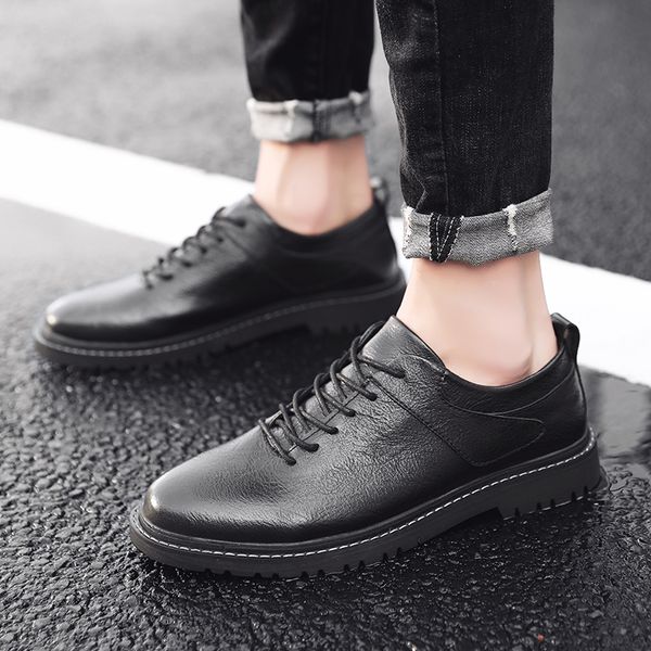 men's leather casual shoes lace up classic fashion male flats black brown men krasovki flat heel sneakers tenis masculino
men's leather casual shoes lace up classic fashion male flats black brown men krasovki flat heel sneakers tenis masculino