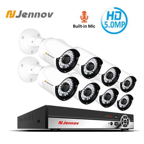 jennov 5mp 8ch h.264+ hd security system poe nvr video surveillance audio record ip camera p2p set cctv kit outdoor waterproof
jennov 5mp 8ch h.264+ hd security system poe nvr video surveillance audio record ip camera p2p set cctv kit outdoor waterproof