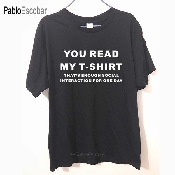 new you read my t-shirt printed funny joke geek slogan t shirt white tee camisetas t-shirt cotton mens
new you read my t-shirt printed funny joke geek slogan t shirt white tee camisetas t-shirt cotton mens