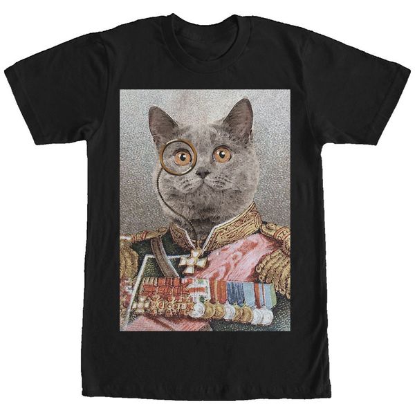 2019 fashion 100% cotton t shirt monocle and medals cat mens graphic t shirt tee shirt
2019 fashion 100% cotton t shirt monocle and medals cat mens graphic t shirt tee shirt