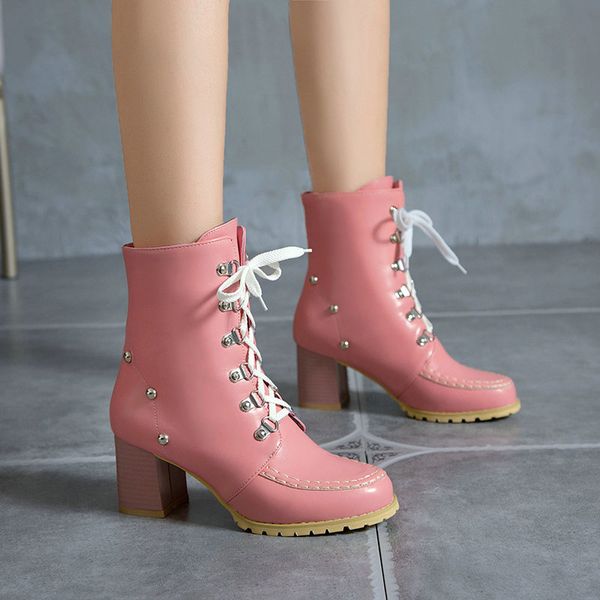 lady boots boots-women rock shoes woman platform round toe winter footwear ankle booties women lace up ladies 2020 autumn, Black
lady boots boots-women rock shoes woman platform round toe winter footwear ankle booties women lace up ladies 2020 autumn, Black