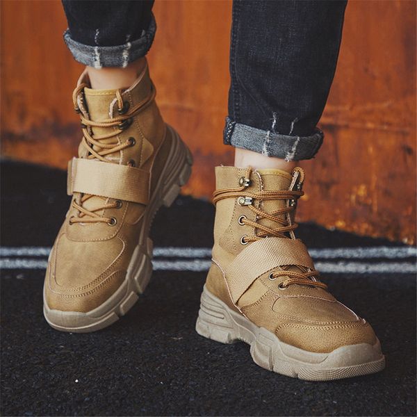 new fashion men boots 2020 men lightweight casual outdoor tactical boots durable breathable sports, Black
new fashion men boots 2020 men lightweight casual outdoor tactical boots durable breathable sports, Black