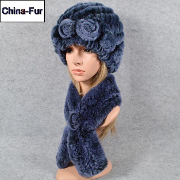 beanie/skull caps handmade knitted real rex fur hat scarf lady winter 2 pieces sets cap scarves natural ring shawl hats, Blue;gray
beanie/skull caps handmade knitted real rex fur hat scarf lady winter 2 pieces sets cap scarves natural ring shawl hats, Blue;gray