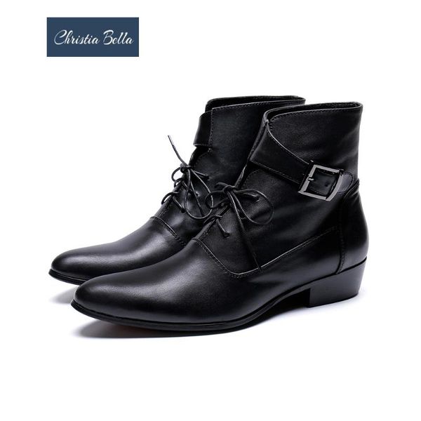 boots christia bella winter autumn black lace up men british style cow leather ankle punk motorcycle
boots christia bella winter autumn black lace up men british style cow leather ankle punk motorcycle