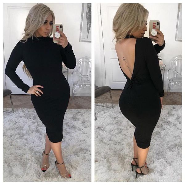 backless solid color long sleeve bodycon dresses women dresses women designer dresses fashion sexy, White;black
backless solid color long sleeve bodycon dresses women dresses women designer dresses fashion sexy, White;black