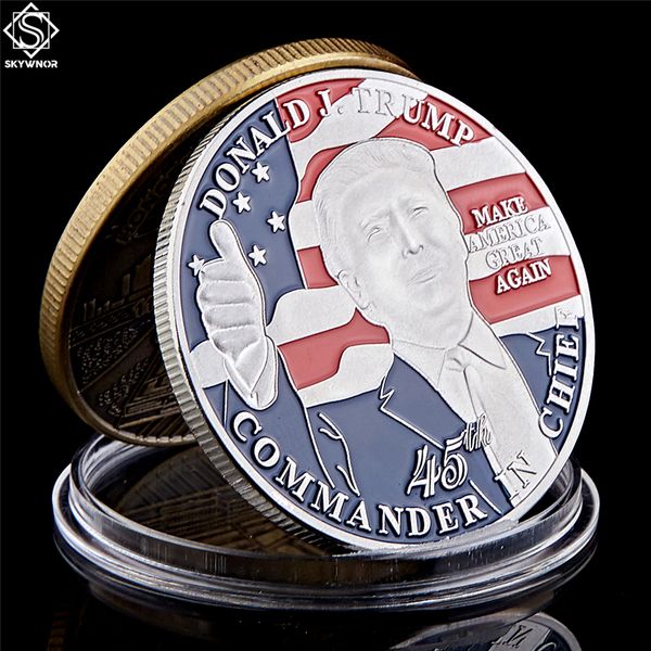 america 45th president donald trump craft commander in chief make american great again silver plated medal
america 45th president donald trump craft commander in chief make american great again silver plated medal