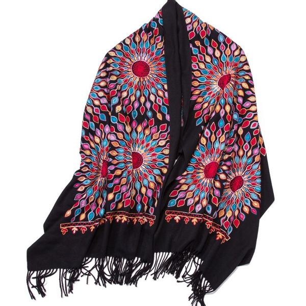 scarves embroidered colorful floral pattern cashmere rave shawl wrap stole scarf headscarf 350g 66x200cm, Blue;gray
scarves embroidered colorful floral pattern cashmere rave shawl wrap stole scarf headscarf 350g 66x200cm, Blue;gray