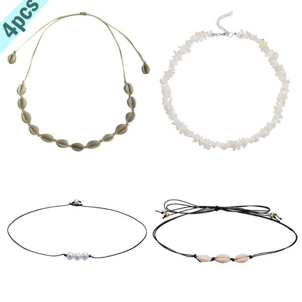 chokers bohemian freshwater pearl natural shell 4 piece set necklace ladies children, Golden;silver
chokers bohemian freshwater pearl natural shell 4 piece set necklace ladies children, Golden;silver