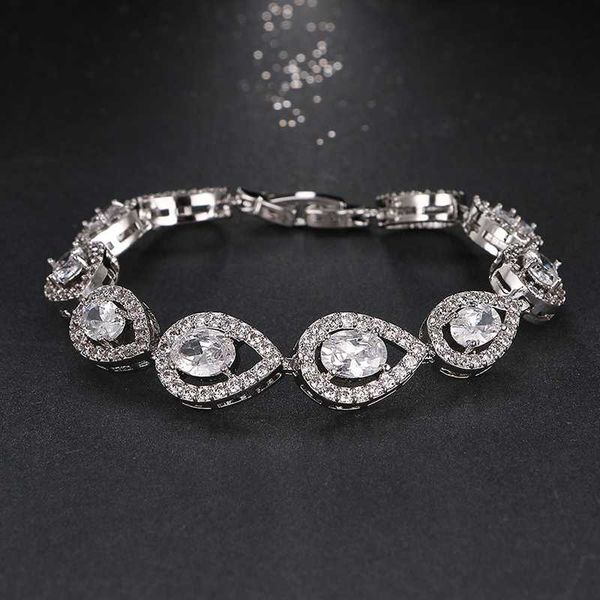 elegant drop water pear cut austria crystal cz new bracelets for women chain link white gold-color bracelet for party show b-026, Golden;silver
elegant drop water pear cut austria crystal cz new bracelets for women chain link white gold-color bracelet for party show b-026, Golden;silver
