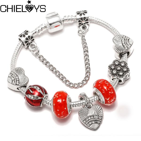 chieloys women bracelet silver color crystal charm bracelet for women diy beads bracelets & bangles jewelry gift, Golden;silver
chieloys women bracelet silver color crystal charm bracelet for women diy beads bracelets & bangles jewelry gift, Golden;silver