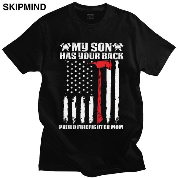 men's my son has your back proud firefighter mom t shirt short sleeved round neck cotton t-shirt printed fireman tees clothing
men's my son has your back proud firefighter mom t shirt short sleeved round neck cotton t-shirt printed fireman tees clothing