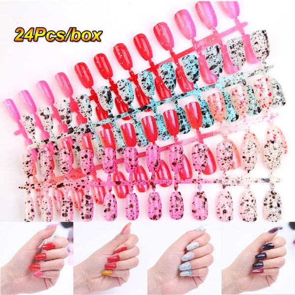 24 pcs fashion colorful short false nails extension full cover stiletto coffin fake nails artificial tips nail art decorations, Red;gold
24 pcs fashion colorful short false nails extension full cover stiletto coffin fake nails artificial tips nail art decorations, Red;gold