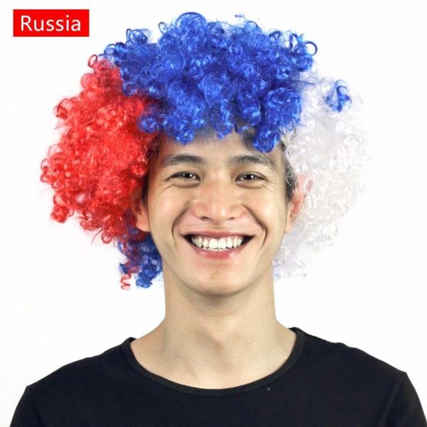 party hats national flag wig for 2021 brazil france etc football carnival fans supplies
party hats national flag wig for 2021 brazil france etc football carnival fans supplies