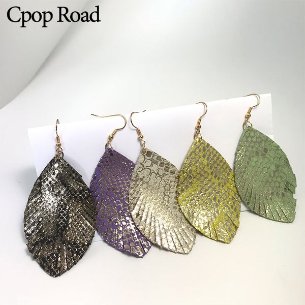 cpop shiny real leather earrings for women statement leather feather leaf earrings fashion jewelry accessories wholesale, Silver
cpop shiny real leather earrings for women statement leather feather leaf earrings fashion jewelry accessories wholesale, Silver