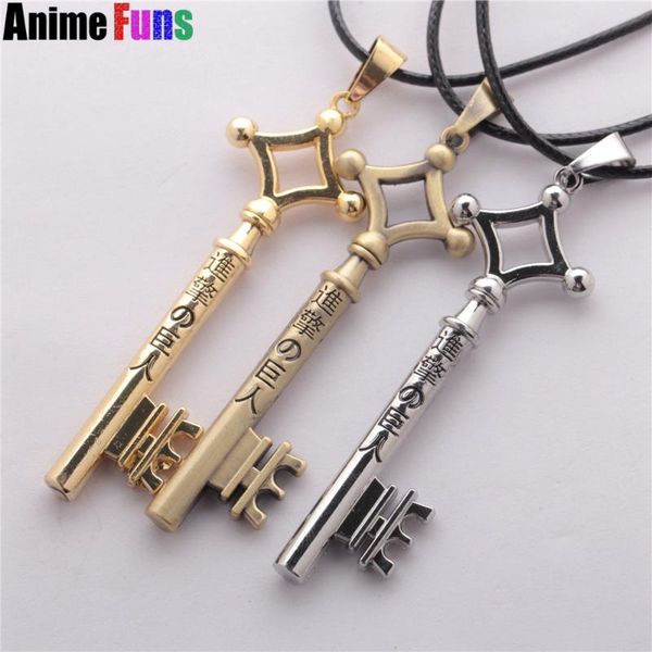 3 colors attack on titan eren key necklace metal pendant charm cosplay jewelry toy anime figure shingeki no kyojin gift, Silver
3 colors attack on titan eren key necklace metal pendant charm cosplay jewelry toy anime figure shingeki no kyojin gift, Silver