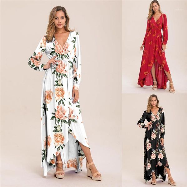 dresses female floor length casual apparel women designer dresses sashes flora printed long sleeve, Black;gray
dresses female floor length casual apparel women designer dresses sashes flora printed long sleeve, Black;gray