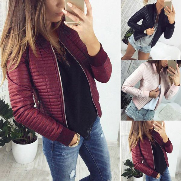 women spring autumn coat short section outerwear cotton padded warm jacket outwear casual pink black thin female clothes 0921
women spring autumn coat short section outerwear cotton padded warm jacket outwear casual pink black thin female clothes 0921