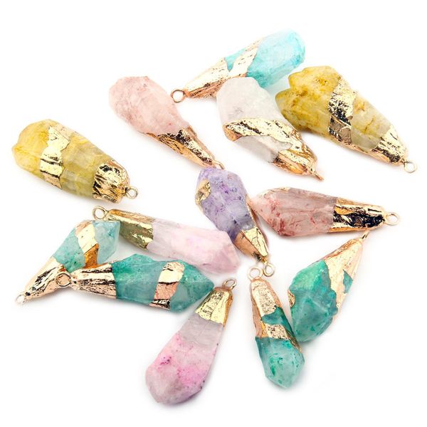 charms natural stone pendant irregular pink agates necklace for diy jewelry birthday gift size 40x10-50x15mm, Bronze;silver
charms natural stone pendant irregular pink agates necklace for diy jewelry birthday gift size 40x10-50x15mm, Bronze;silver