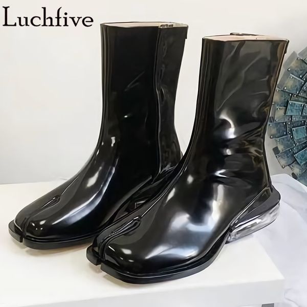 split toe leather boots for women clear heels ladies boots fashion shoes woman runway black white ankle
split toe leather boots for women clear heels ladies boots fashion shoes woman runway black white ankle