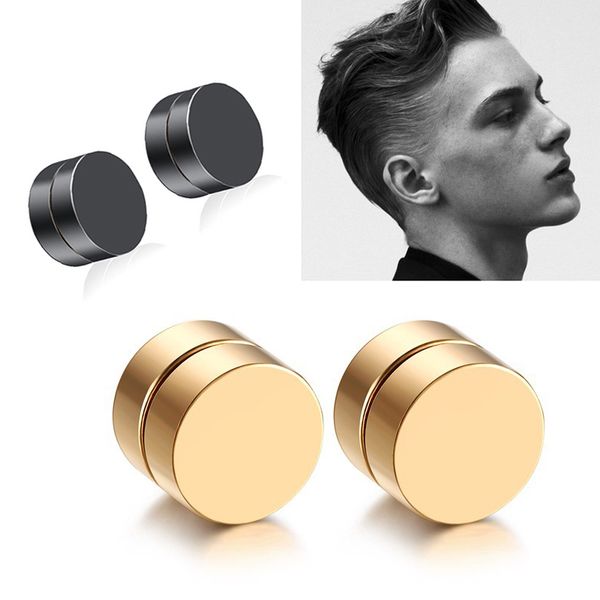 hoop & huggie pun 2021 stainless steel ear magnet clip earrings without piercing hole titanium non pierced for men black punk, Golden;silver
hoop & huggie pun 2021 stainless steel ear magnet clip earrings without piercing hole titanium non pierced for men black punk, Golden;silver