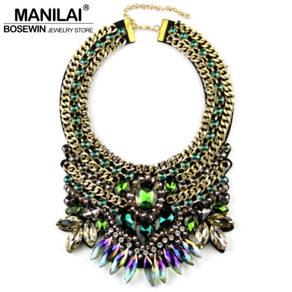 chokers manilai brand women party exaggerate accessories luxury choker multicolor crystal bead collar statement necklaces maxi jewelry, Golden;silver
chokers manilai brand women party exaggerate accessories luxury choker multicolor crystal bead collar statement necklaces maxi jewelry, Golden;silver