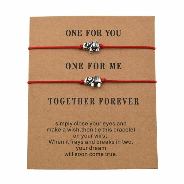 charm bracelets 2pcs/set vintage simple red string elephant thread for couple lovers men women gifts wish jewelry adjustable, Golden;silver
charm bracelets 2pcs/set vintage simple red string elephant thread for couple lovers men women gifts wish jewelry adjustable, Golden;silver
