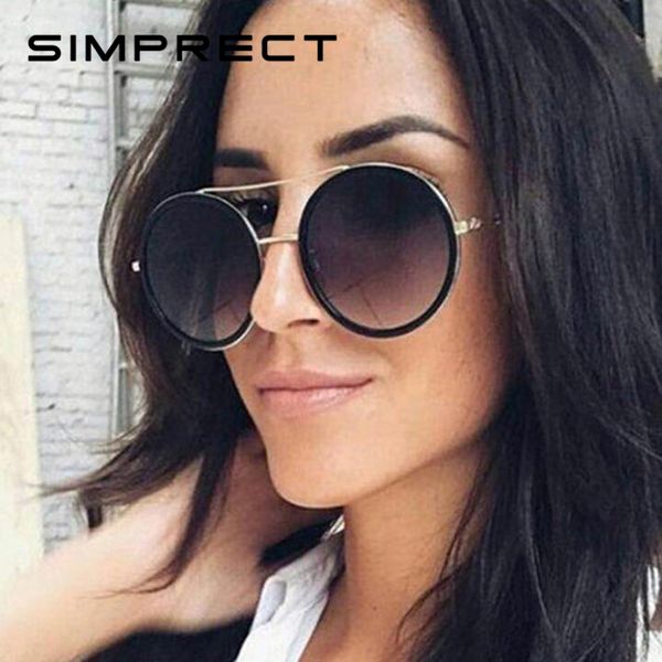 simprect retro round sunglasses women 2020 designer mirror sun glasses vintage lunette de soleil femme, White;black
simprect retro round sunglasses women 2020 designer mirror sun glasses vintage lunette de soleil femme, White;black