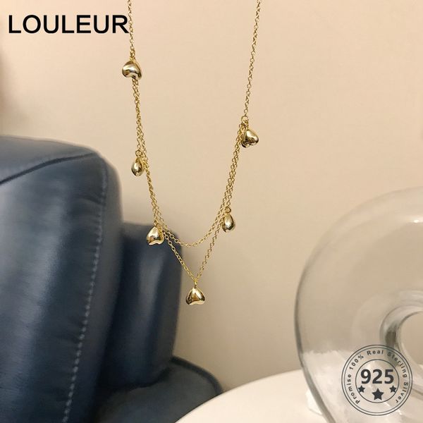 louleur 925 sterling silver heart double layer necklace romantic sweet gold pendant necklace for women new fashion jewelry gifts
louleur 925 sterling silver heart double layer necklace romantic sweet gold pendant necklace for women new fashion jewelry gifts