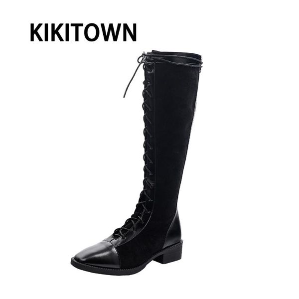 boots children autumn winter 2020 new high knight boots women thin thick heel lace-up knee, Black
boots children autumn winter 2020 new high knight boots women thin thick heel lace-up knee, Black