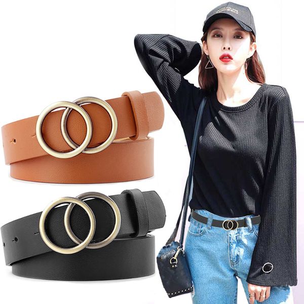 quaslover fashion women leather belt luxury round buckle belts ladies pu leather belt waistband for girl dress, Black;brown
quaslover fashion women leather belt luxury round buckle belts ladies pu leather belt waistband for girl dress, Black;brown